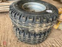 2 X ARMORTEC WHEELS AND TYRES