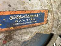 EVOLUTION 355 RAPTOR STEEL CUTTING SAW - 3
