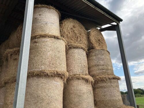20 ROUND BALES OF 2025 MEADOW HAY BIDS PER BALE