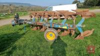 OVERUM DX590 H 5F REV PLOUGH Hydraulic Auto Reset - Transport Wheel - 7