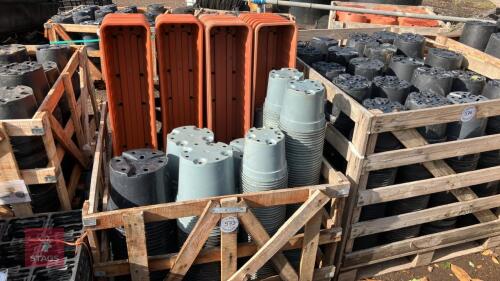 QTY OF POTS & TROUGHS