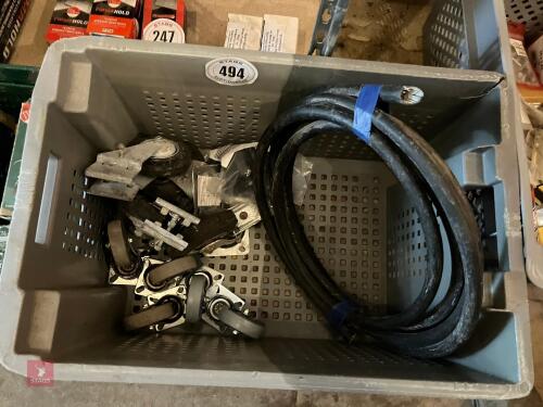 BOX OF CASTOR WHEELS