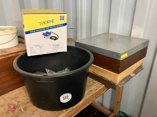 HIVE STEAMING AND CLEANING EQUIPMENT