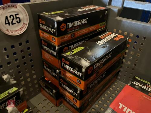 15 BOXES OF VARIOUS TIMBER SCREWS