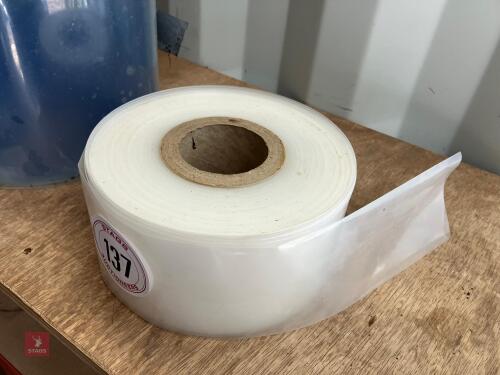 ROLL OF PLASTIC SLEEVE