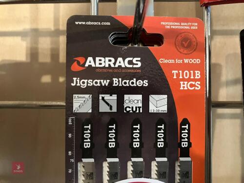 5 PACKS OF WOOD JIGSAW BLADES