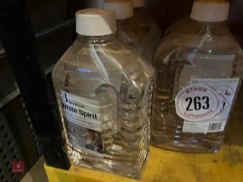 5 X 2L BOTTLES OF WHITE SPIRIT