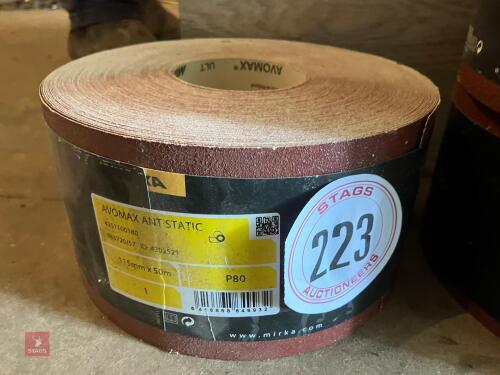 50M ROLL OF P80 SAND PAPER