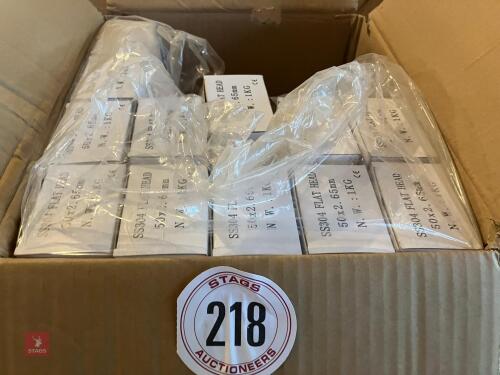 6 X 1KG BOXES OF NAILS