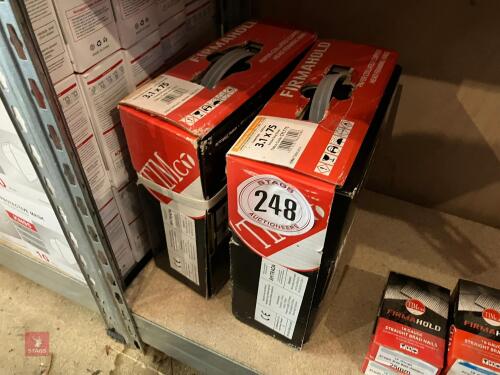 2 BOXES OF NAIL GUN NAILS