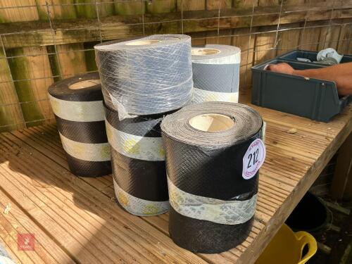 9 ROLLS OF DAMP PROOF