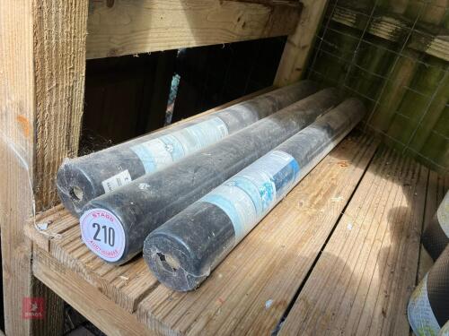 3 X 1M X 20M ROLLS OF WEED BLOCK