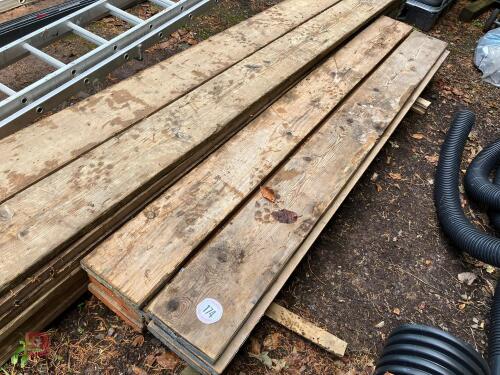 10 X 8' SCAFFOLD BOARDS