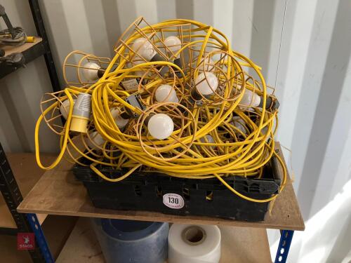2 SETS OF SITE WORK LIGHTS