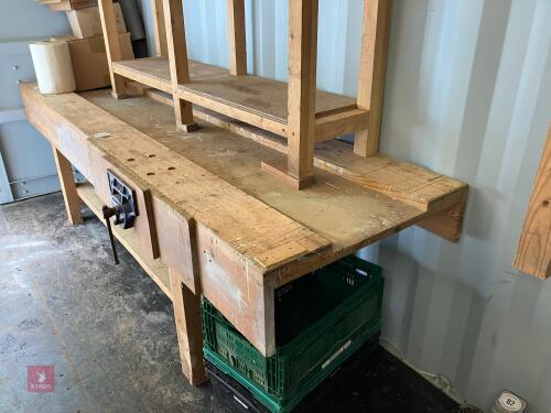 10' CARPENTRY WORK BENCH