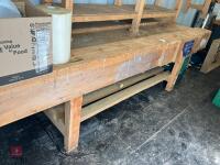10' CARPENTRY WORK BENCH - 5