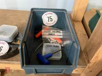 ASSORTED CHUCK KEYS AND SCREWS - 2
