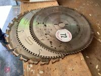 3 X 12' CIRCULAR SAW BLADES - 3