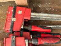8 BESSEY 1000MM X 95MM CLAMPS - 11