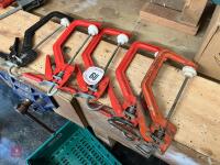 5 RATCHET G-CLAMPS - 2