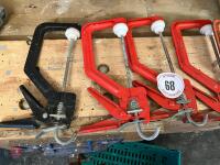 5 RATCHET G-CLAMPS - 3