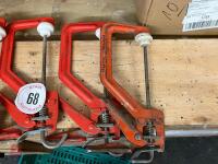 5 RATCHET G-CLAMPS - 4