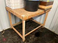 4'X 3' WOODEN TABLE - 2