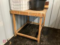 4'X 3' WOODEN TABLE - 3