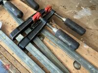 4 AXMINSTER 60MM TIMBER CLAMPS - 2