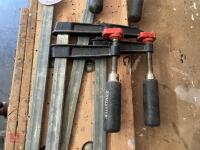 4 AXMINSTER 60MM TIMBER CLAMPS - 6