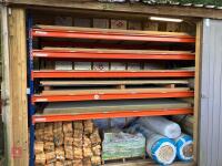 2 BAYS OF PALLET RACKING - 6
