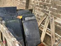 40 MIXED SIZE ROOF SLATES