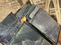 40 MIXED SIZE ROOF SLATES - 5
