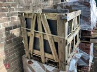 40 MIXED SIZE ROOF SLATES - 6