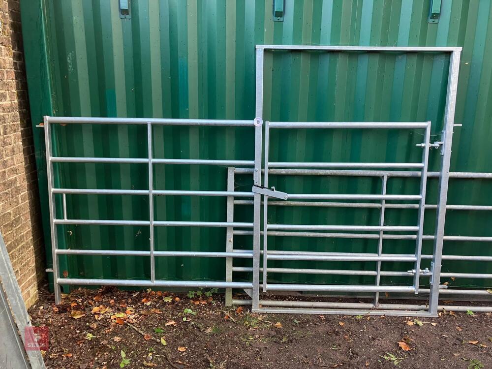 10' GALVANISED CATTLE HANDLING GATE