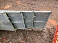 4 X 8' GALVANISED SHEEP HURDLES - 4