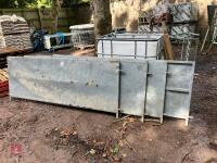4 X 8' GALVANISED SHEEP HURDLES - 6