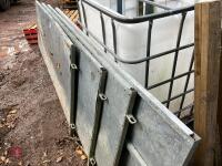 4 X 8' GALVANISED SHEEP HURDLES - 12