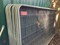 14 HERRAS FENCING PANELS - 14
