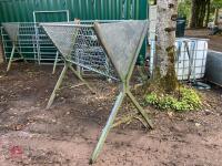 6' GALVANISED FREESTANDING HAY RACK - 5