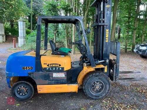 2007 SAMUK HC+ H450 DIESEL 4.5T FORKLIFT
