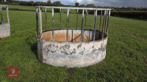 GALVANISED CATTLE RING FEEDER