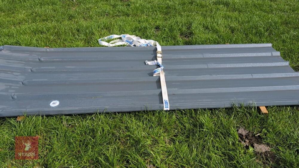 3X9'9'' PLASTIC COATED BOX PROFILE SHEET