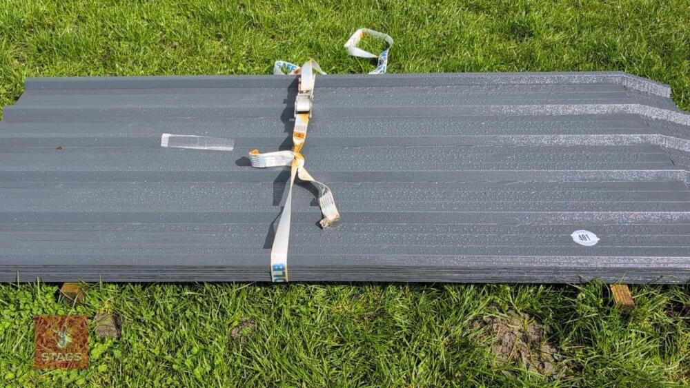 20X8' PLASTIC COATED BOX PROFILE SHEETS