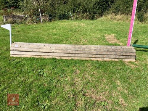 40CM HIGH JUNIOR XC 'LOG ROLL' FENCE