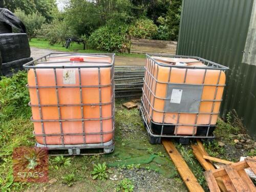 2 IBC TANKS