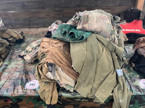 15 LARGE CAMMO OVERALLS