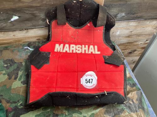 MARSHAL PADDED RED VEST