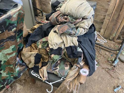 15 XL CAMMO OVERALLS