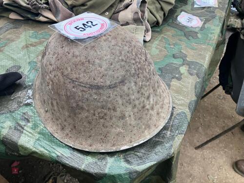 VINTAGE TIN HELMET